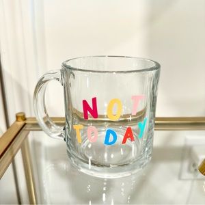 Alice & Wonder | Not Today Glass Mug